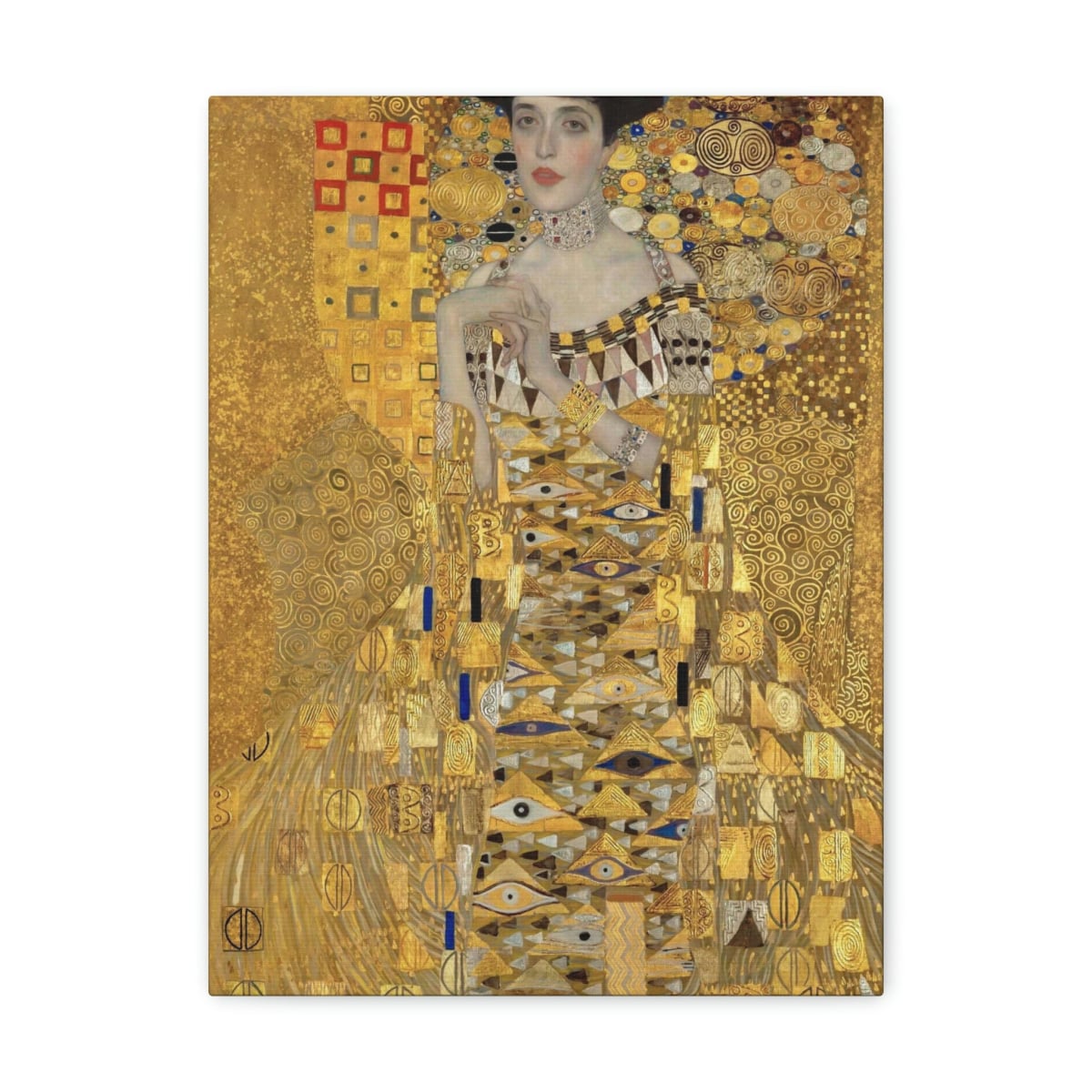 Portrait of Adele Bloch-Bauer I by Gustav Klimt Canvas Gallery Wraps