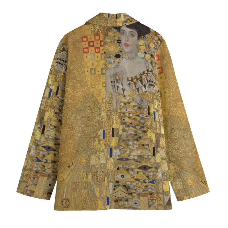 Portrait of Adele Bloch-Bauer I Gustav Klimt Women’s Blazer