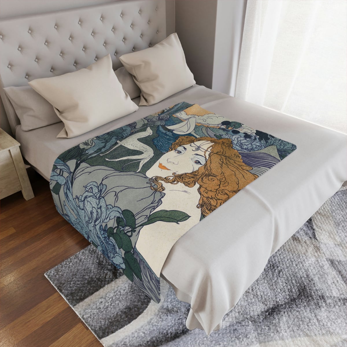 Elegant Living with Artistic Comfort Bedding