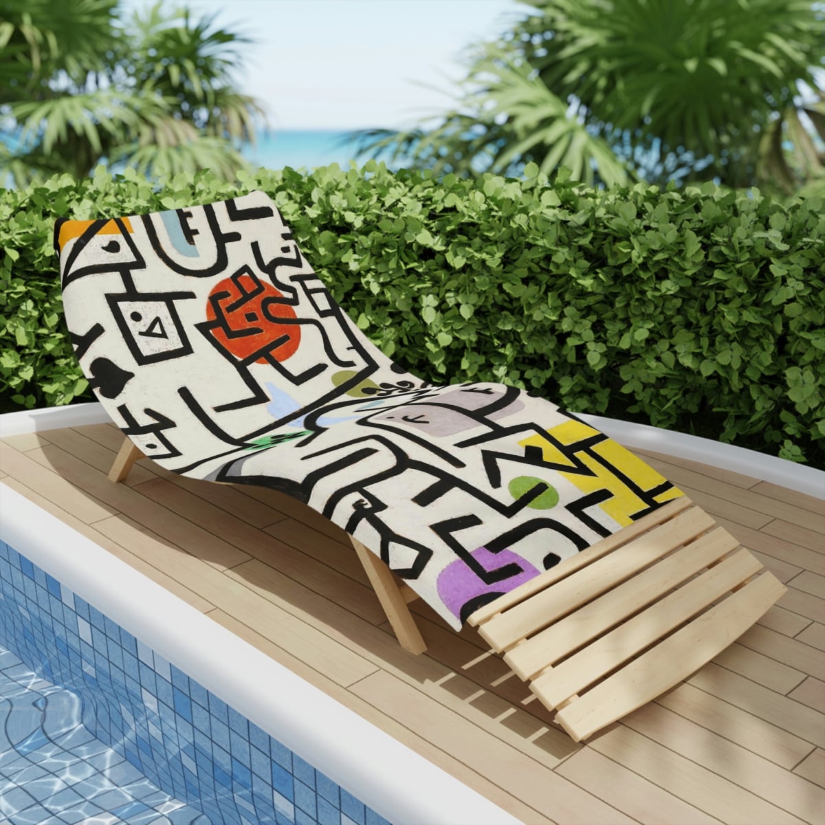 Rich Port by Paul Klee Beach Towels