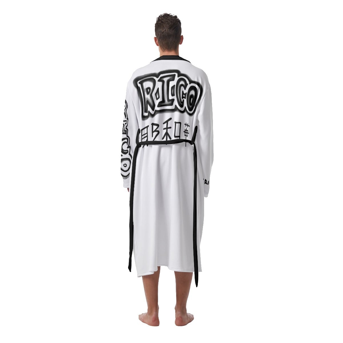 Rico Paid in full Airbrushed Heavy Fleece Robe