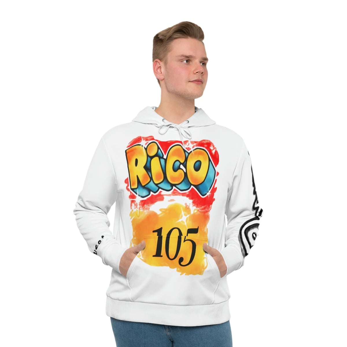 Rico Paid in full Airbrushed Hoodie