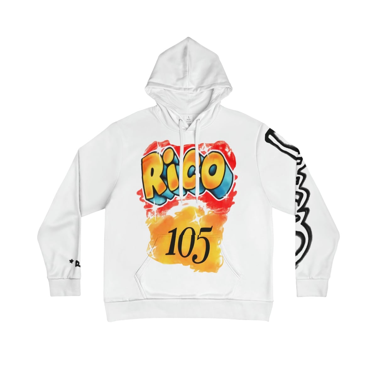 Rico Paid in full Airbrushed Hoodie
