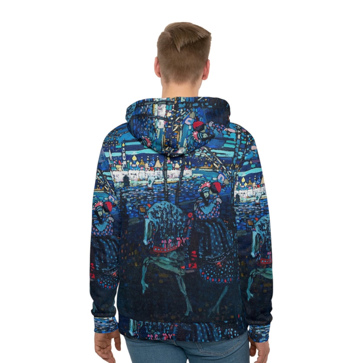Riding Couple by Wassily Kandinsky Art Hoodie