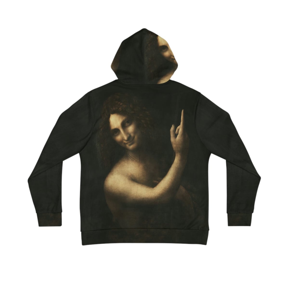 Saint John the Baptist Leonardo Da Vinci Art Hoodie