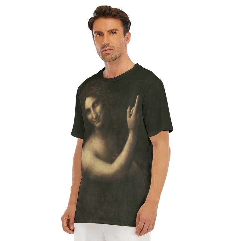 Saint John the Baptist Leonardo Da Vinci T-Shirt – The Mob Wife