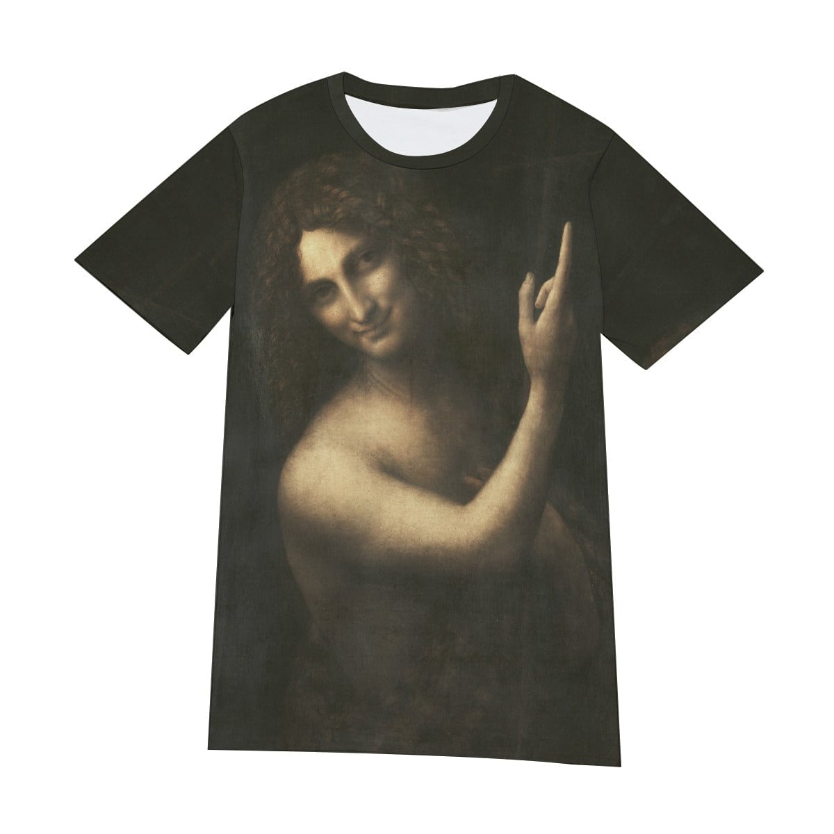 Saint John the Baptist Leonardo Da Vinci T-Shirt