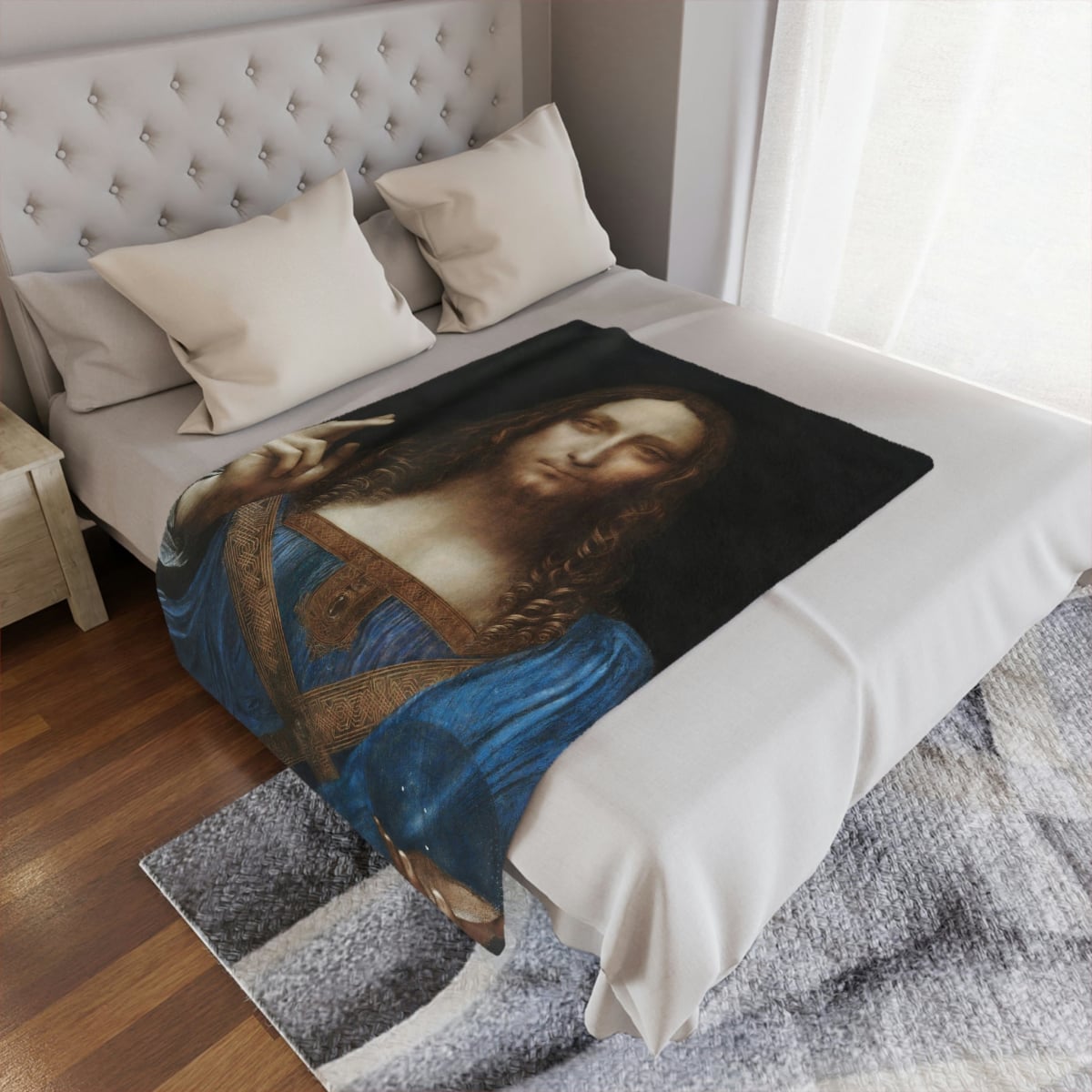 Elegant Art-Inspired Bedding in High-Quality Fabric