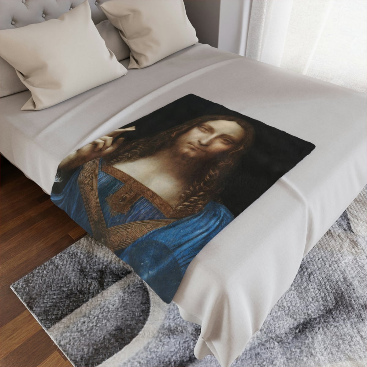 Artistic Comfort with Da Vinci's Masterpiece