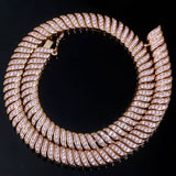 Shiny Choker Figaro Chain Stylish Bling Necklace