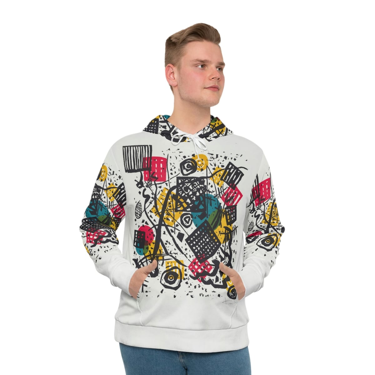 Small Worlds V by Wassily Kandinsky Hoodie
