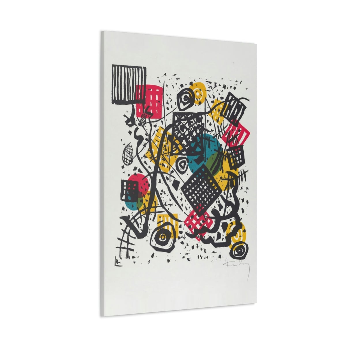 Small Worlds V Canvas Gallery Wraps by Wassily Kandinsky