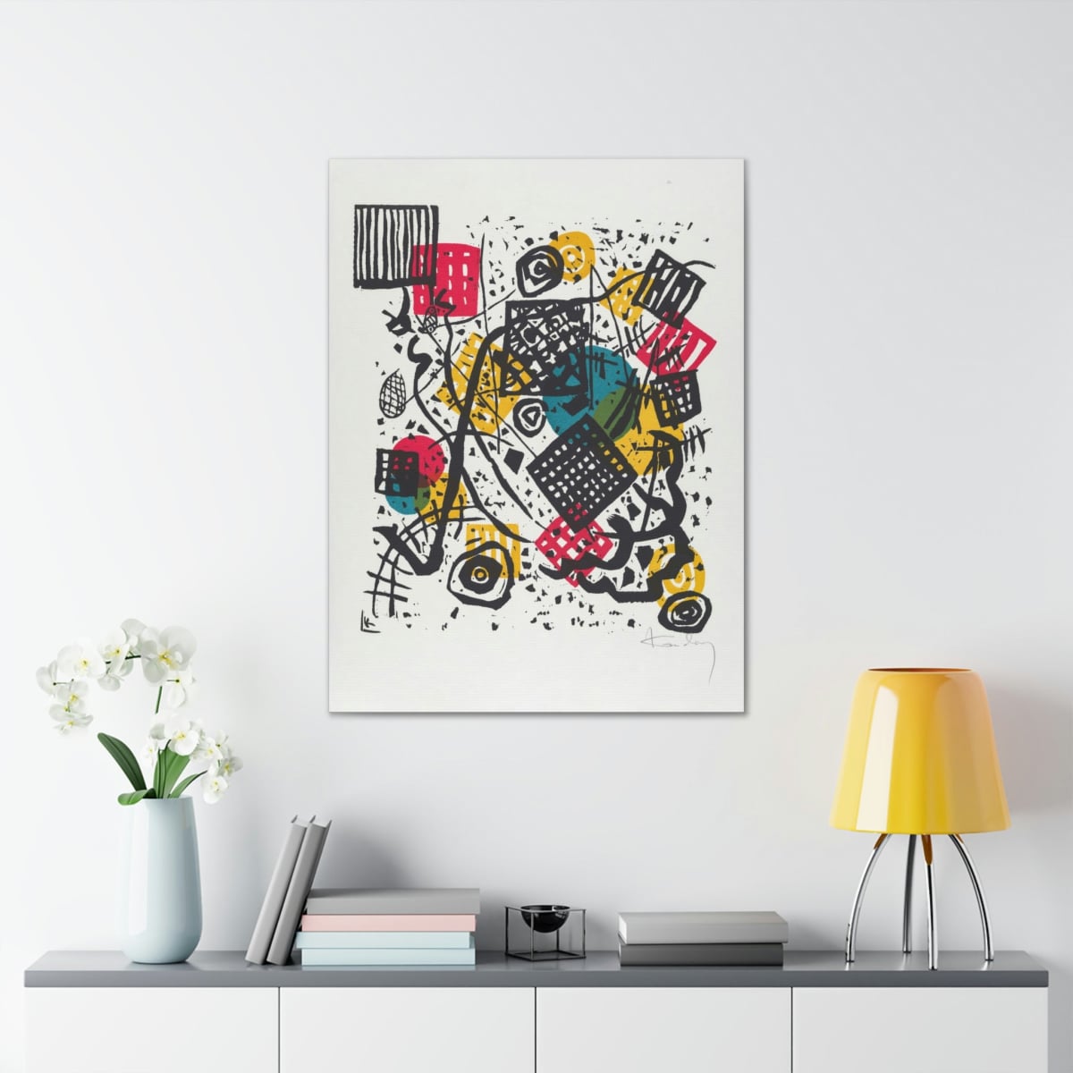 Small Worlds V Canvas Gallery Wraps by Wassily Kandinsky