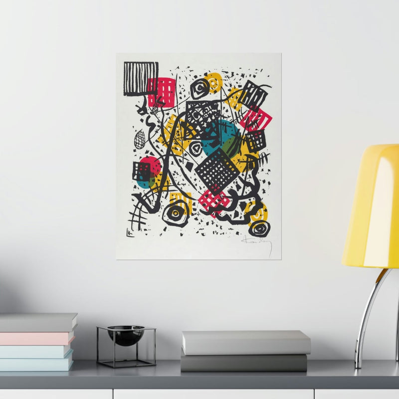 Small Worlds V Premium Posters Artwork by Wassily Kandinsky