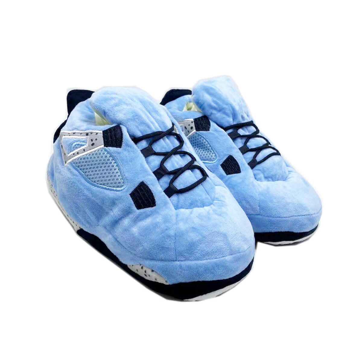 Sneaker Slippers - One Size Fits all Slippers - Plush House Shoes Unisex  Winter Fluffy Indoor Slides (BLACK) - Walmart.com