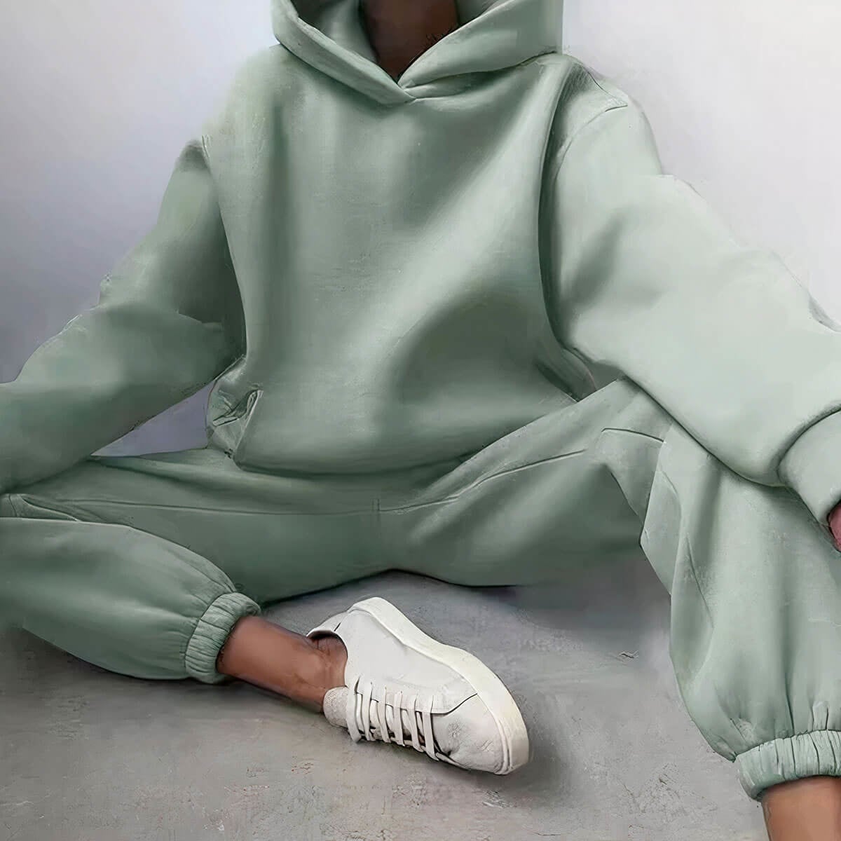 Soft and Comfy Two Piece Women Sets Oversized Tracksuit