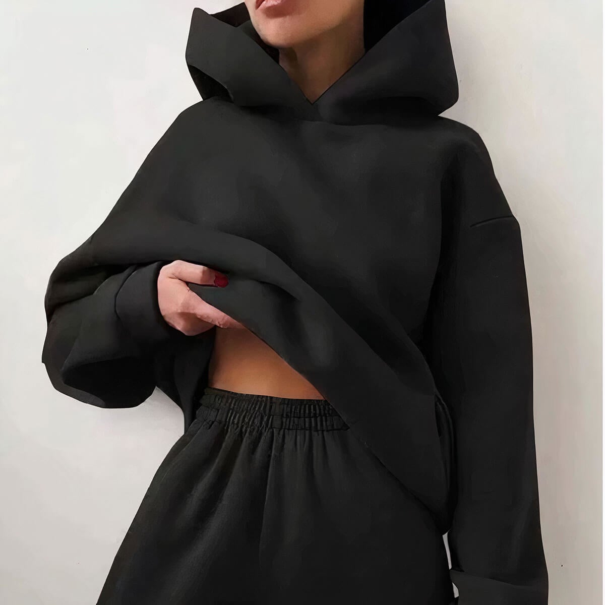 Soft and Comfy Two Piece Women Sets Oversized Tracksuit