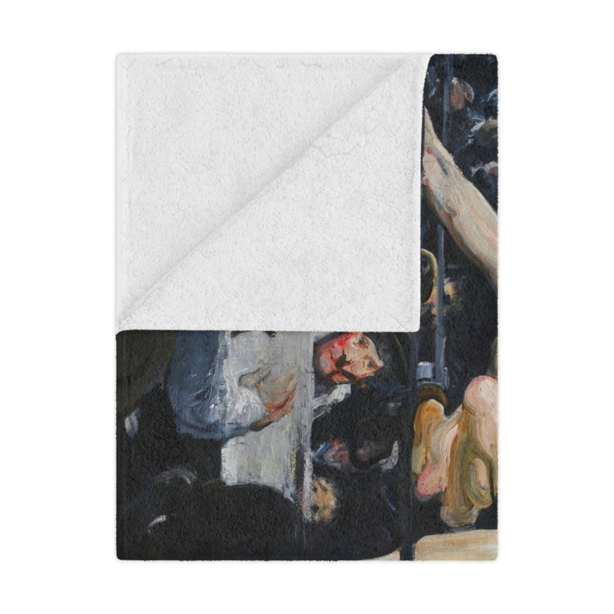 George Bellows' Powerful Boxing Match - Micro-Fleece Blanket