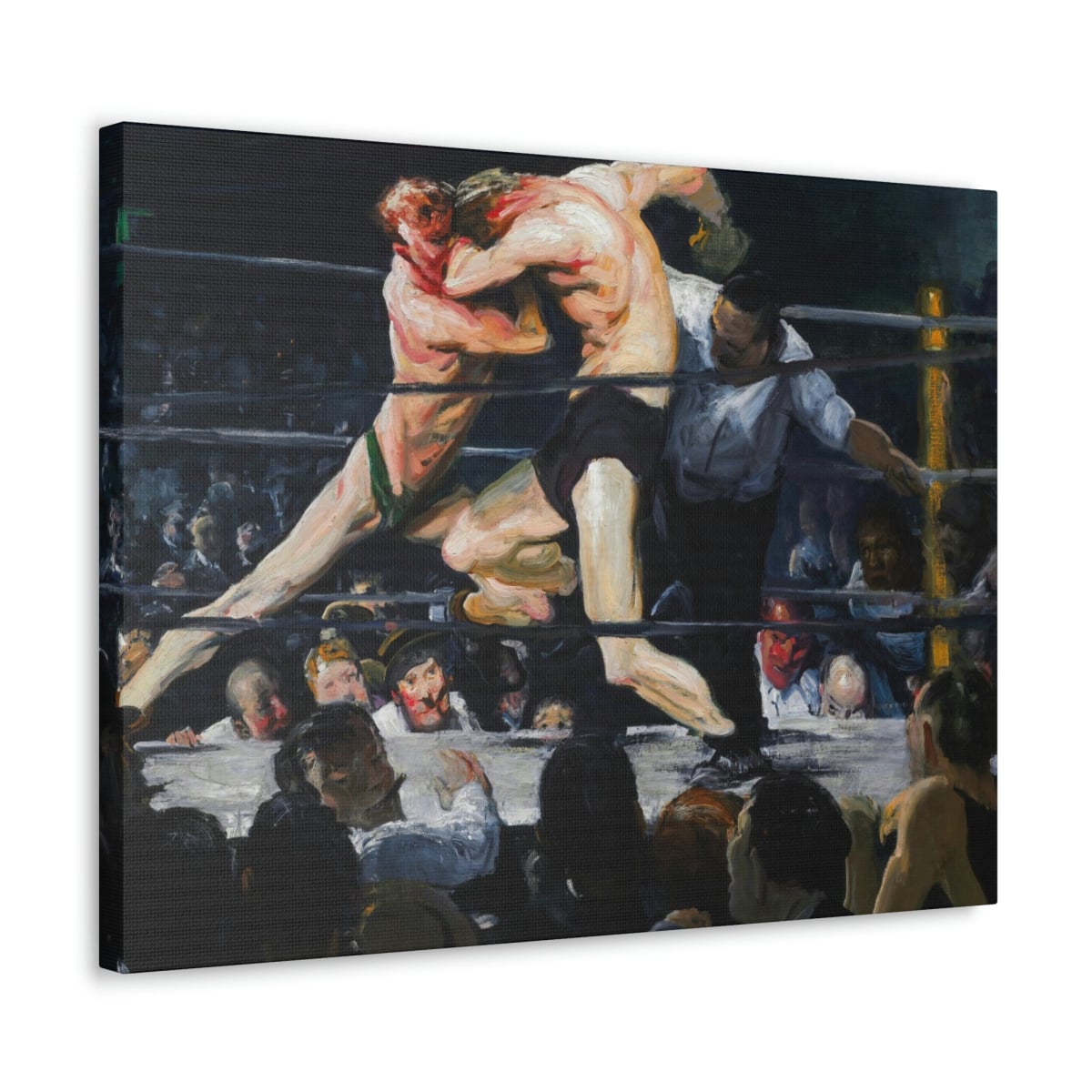 Stag at Sharkey’s George Bellows Art Canvas Gallery Wraps