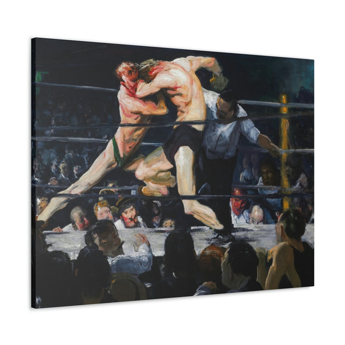 Stag at Sharkey’s George Bellows Art Canvas Gallery Wraps