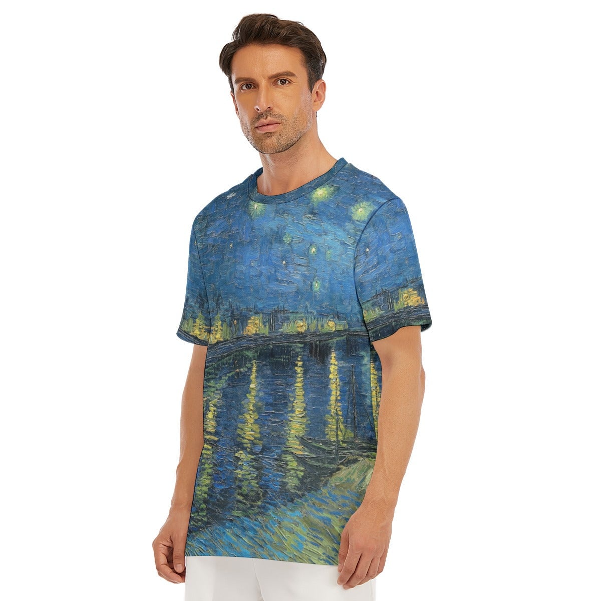 Starry Night Over the Rhone Van Gogh T-Shirt