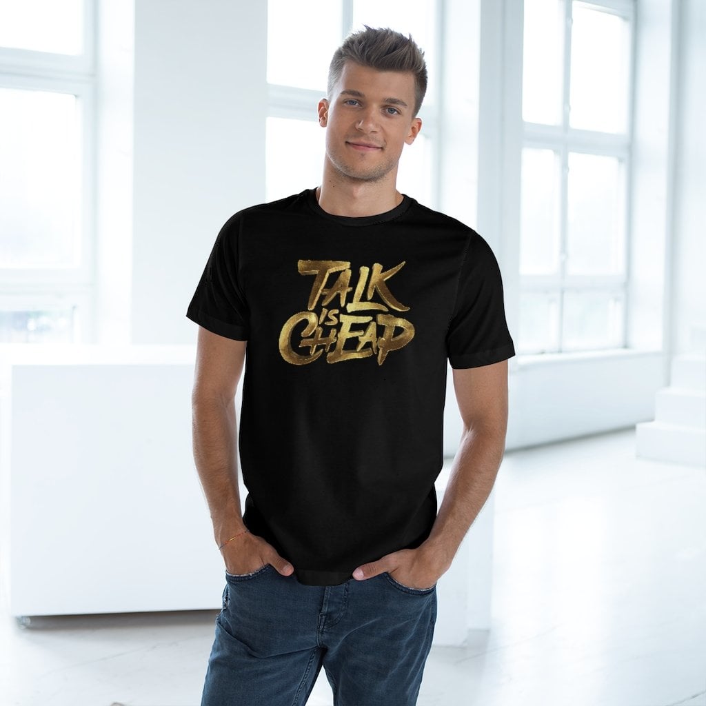 Talk is Cheap Show Me the Code Golden Mafioso T-shirt