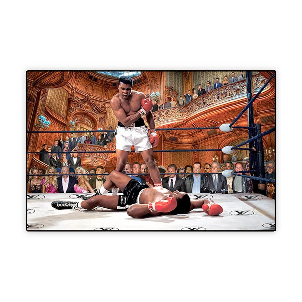 Amazon.com: JESCTA Boxing Poster Laila Ali Standing Canvas Prints Modern  Wall Art For Home Office Decorations Unframed 36