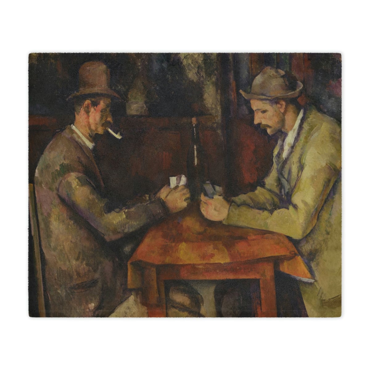 High-resolution reproduction of 'The Card Players' by Paul Cézanne