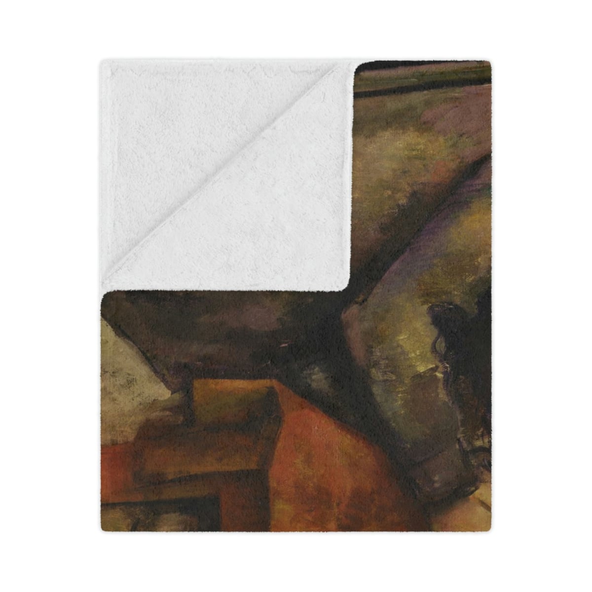 Close-up of premium quality Cézanne Art Blanket