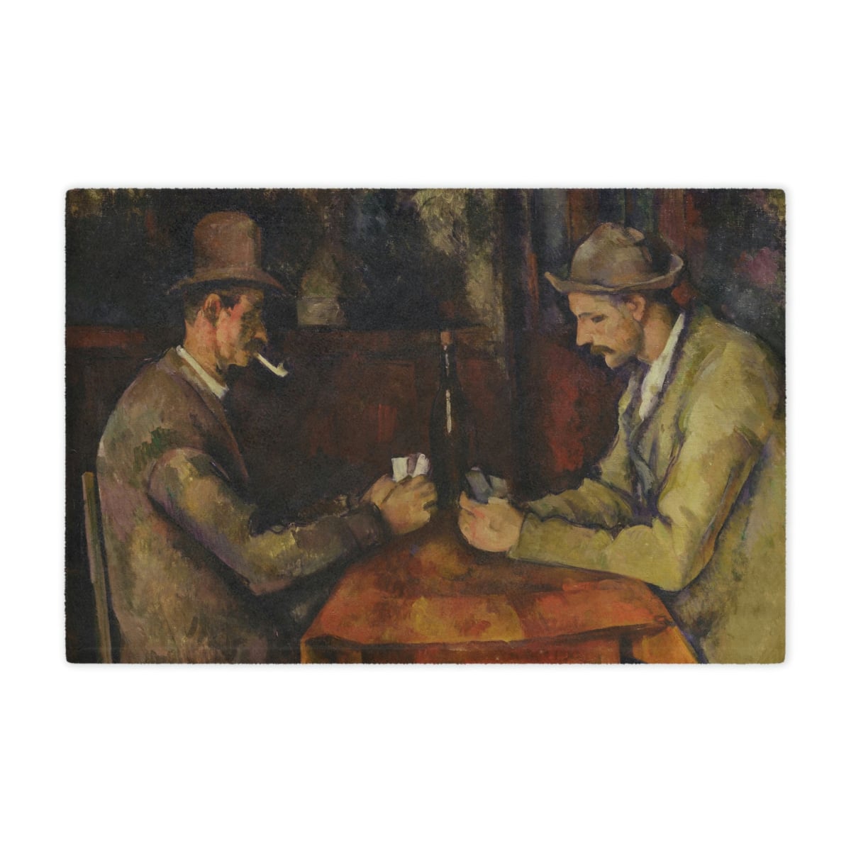 Art lovers' favorite: Cézanne's 'The Card Players' on a blanket