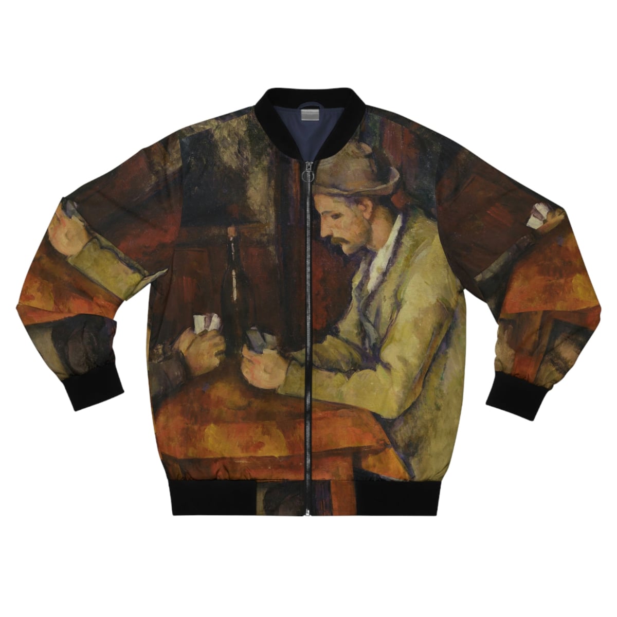 The Card Players by Paul Cézanne Art Bomber Jacket