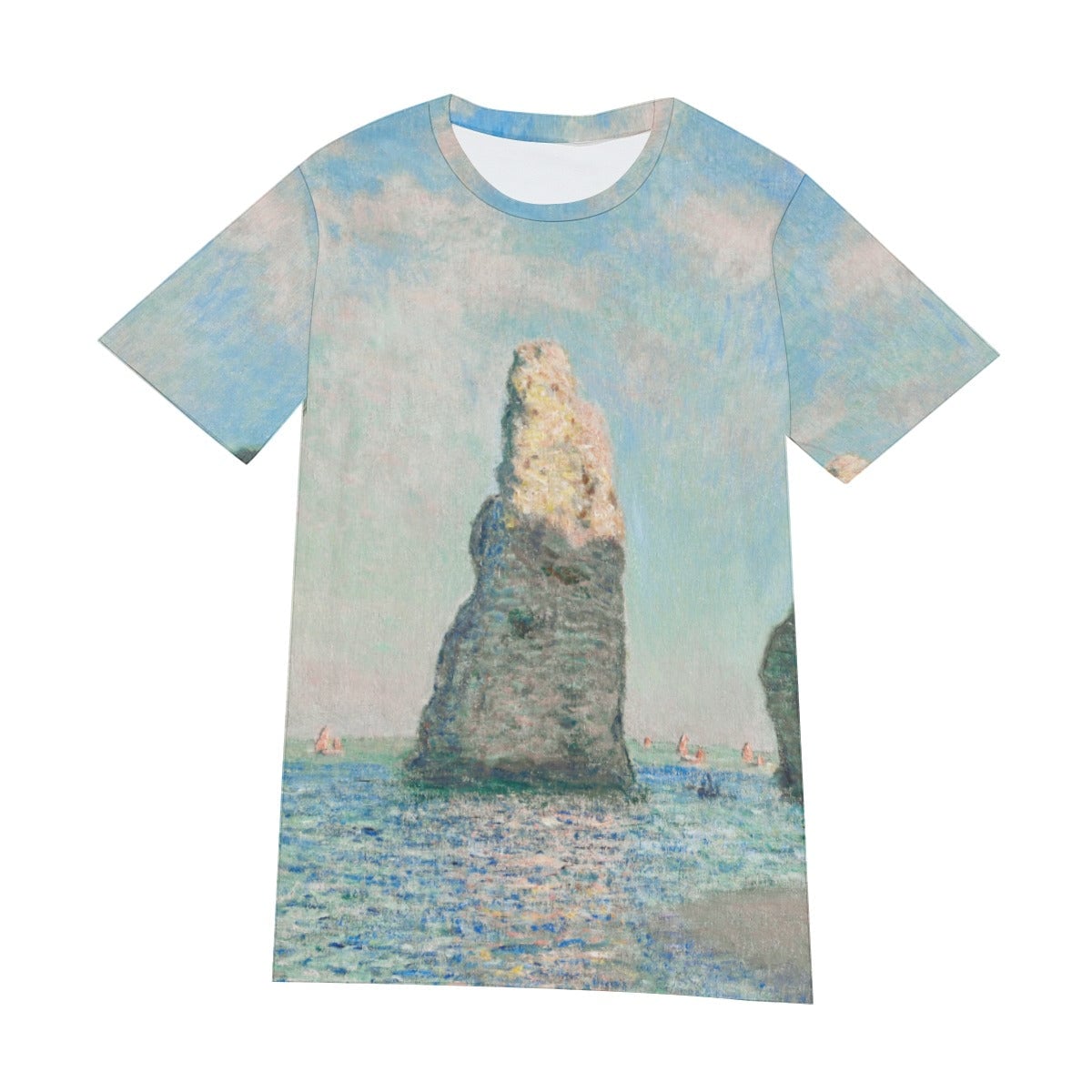 The Cliffs at tretat by Claude Monet T Shirt