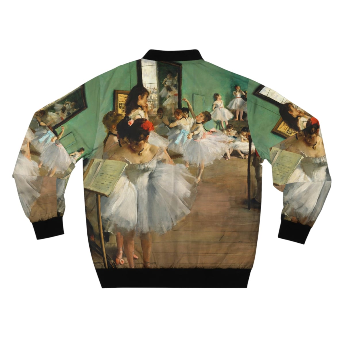 The Dance Class 1874 Ballet Bomber Jacket - Edgar Degas Art