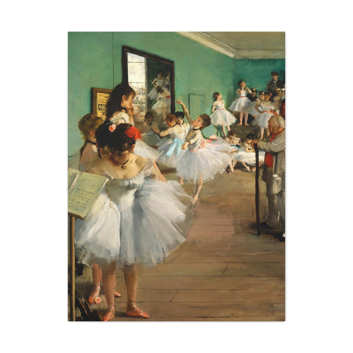 The Dance Class 1874 Ballet Canvas Gallery Wraps