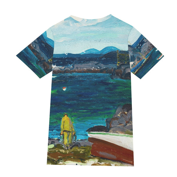The Harbor Monhegan Coast Maine by George Bellows T-Shirt