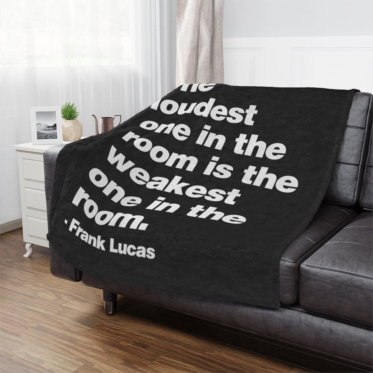 Notorious Mobster Homage - Cozy Blanket with Soft and Luxurious Materials