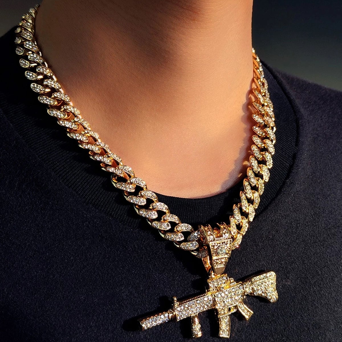The Mob Wife Necklace Link Chain E