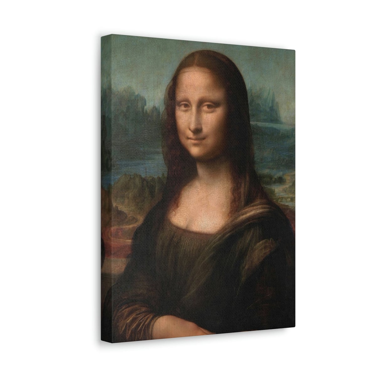 The Mona Lisa by Leonardo da Vinci Art Canvas Gallery Wraps