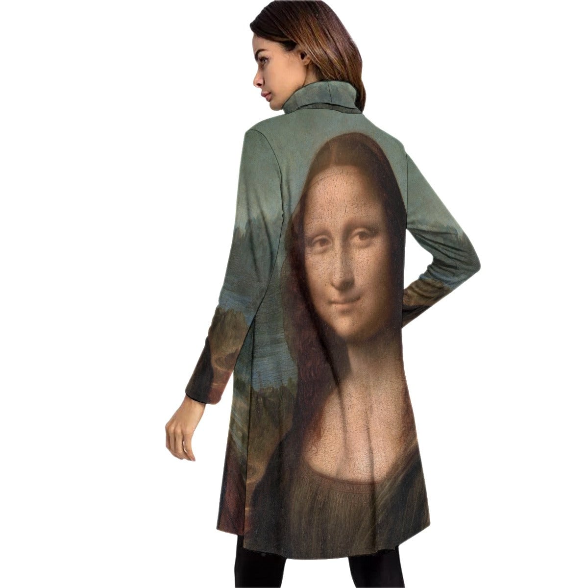 The Mona Lisa by Leonardo da Vinci Art Dress Long Sleeve