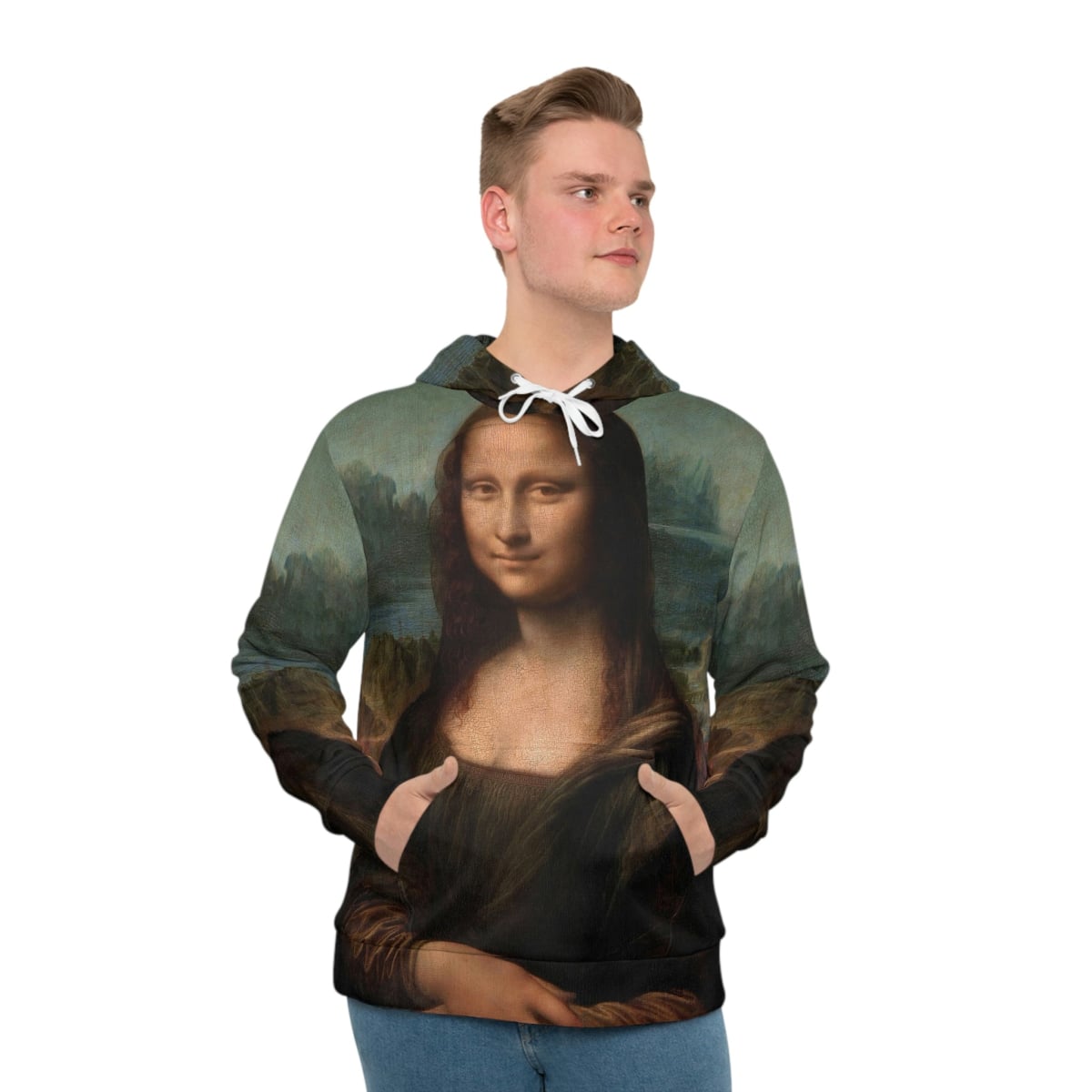 The Mona Lisa by Leonardo da Vinci Art Hoodie
