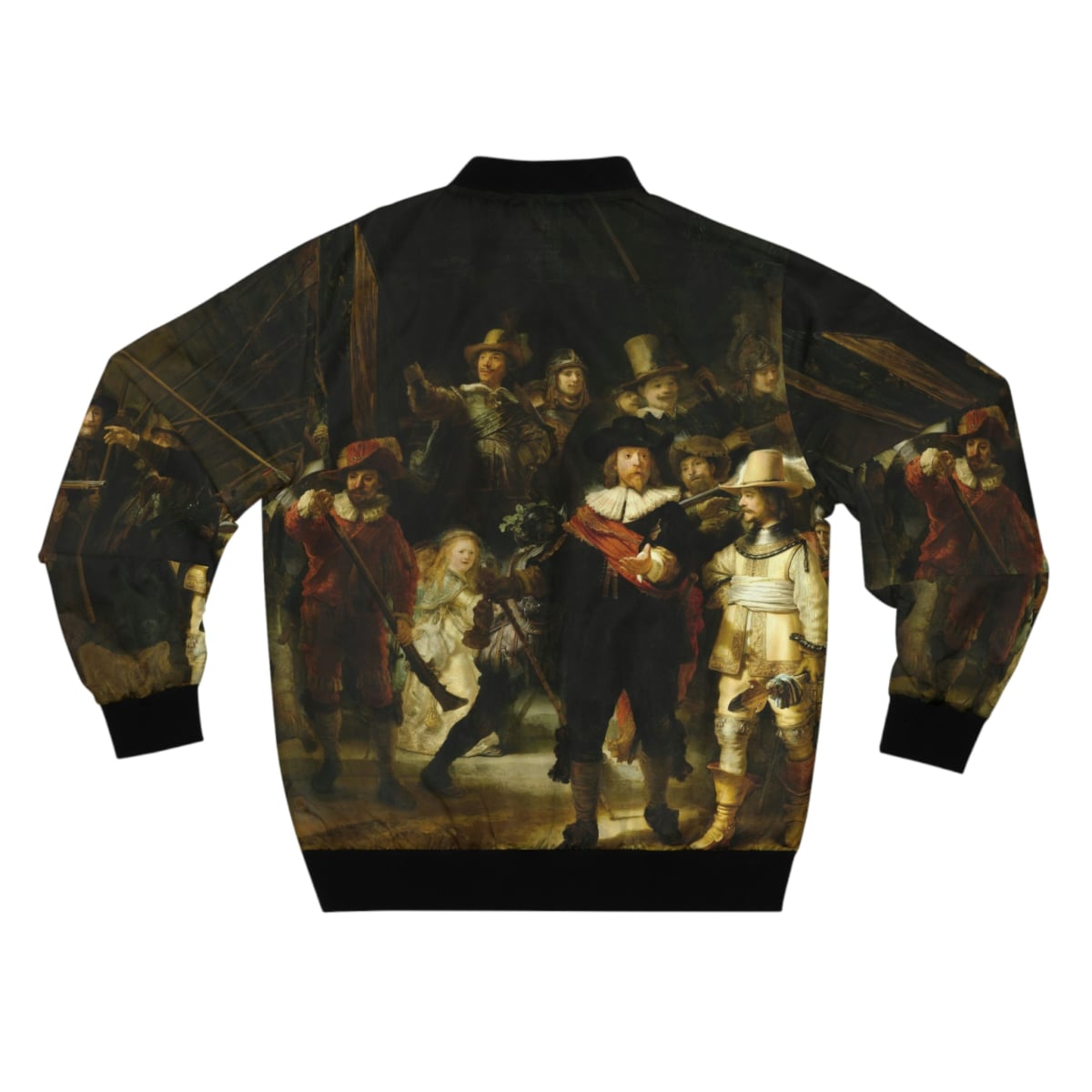 The Night Watch by Rembrandt Art Bomber Jacket