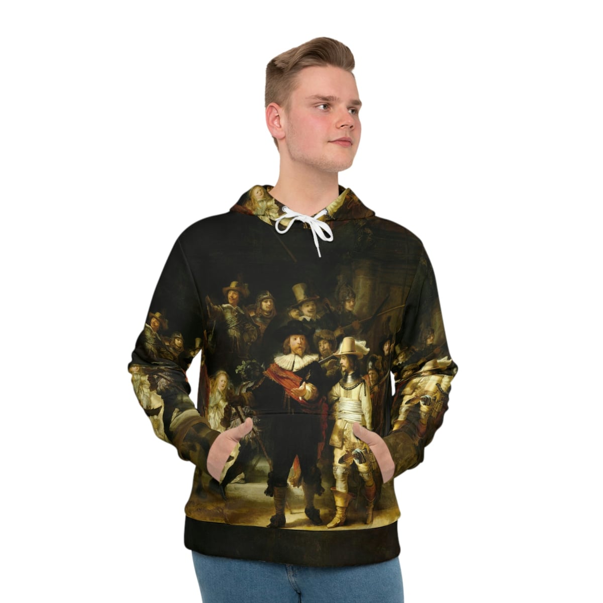 The Night Watch by Rembrandt Art Hoodie