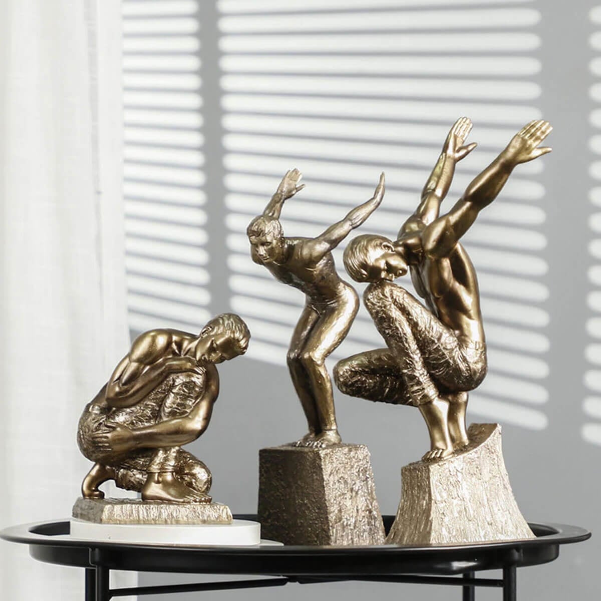 The Nordic Art Characters Creative Movement Series Sculptures