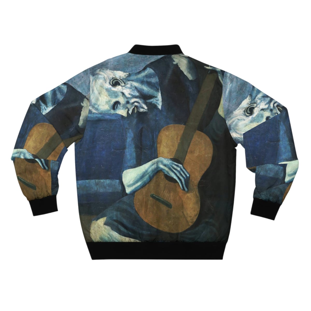 The Old Guitarist by Pablo Picasso Art Bomber Jacket