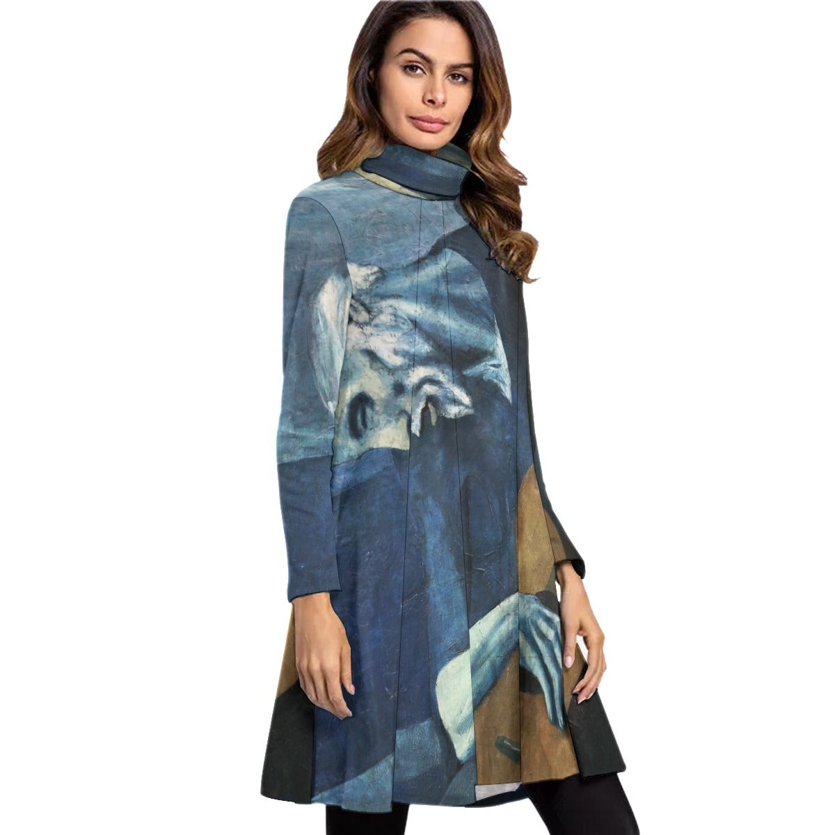 The Old Guitarist by Pablo Picasso Art Dress Long Sleeve