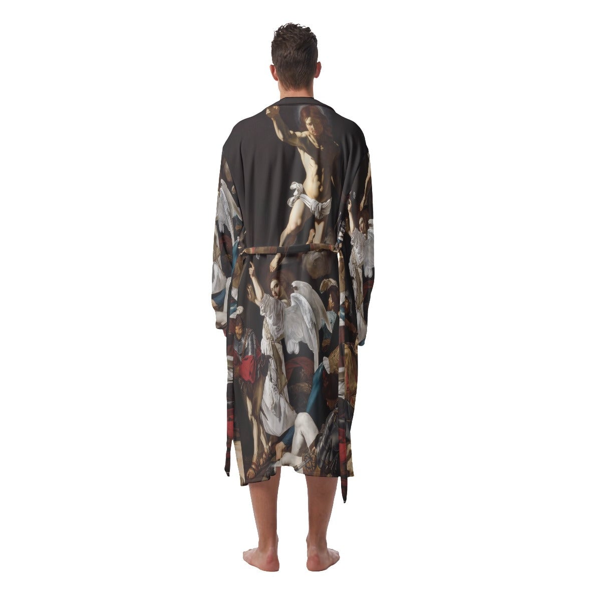 The Resurrection Cecco del Caravaggio Art Heavy Fleece Robe