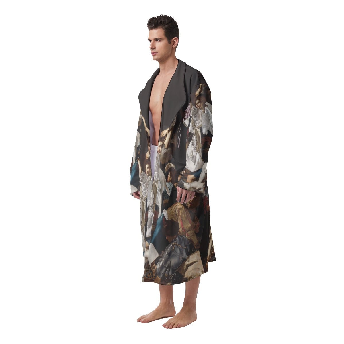 The Resurrection Cecco del Caravaggio Art Heavy Fleece Robe