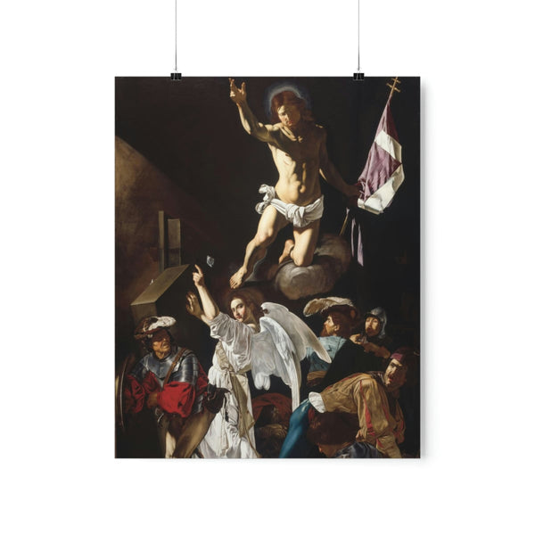 The Resurrection Cecco del Caravaggio Art Premium Posters