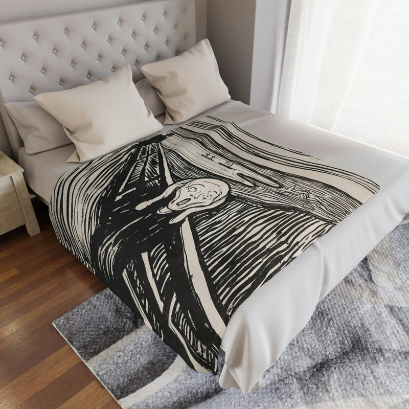 Iconic Munch Art Blanket - Multiple Sizes Available