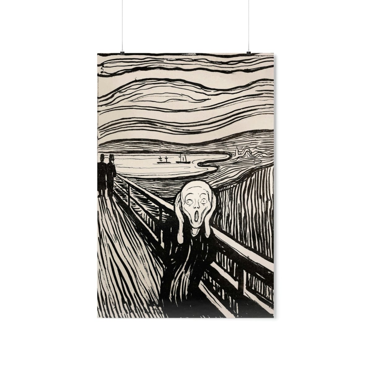 The Scream 1893 Edvard Munch Art Premium Posters